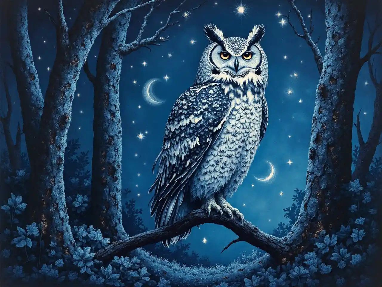 ਸਟਾਰ ਫੌਰੈਸਟ ਉੱਲੂ ਆਰਟ