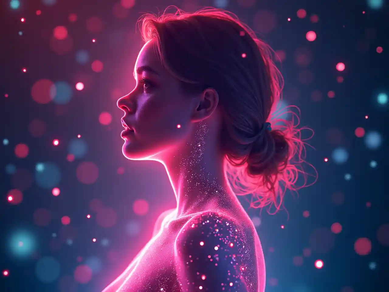 Cyberpunk Plus Ukuran Seni Siluet