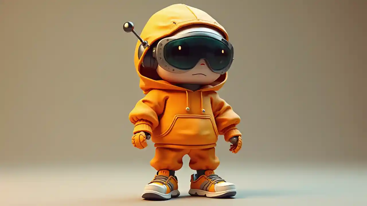 Orange Cute Stylish Chatbot Mavazi