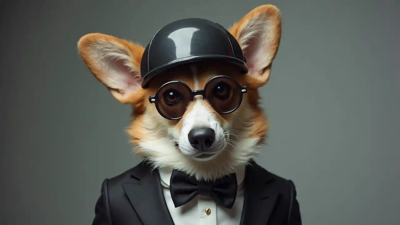 Corgi Smoked Daft Punk