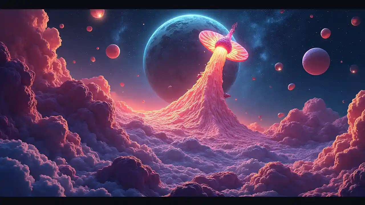 Clitoride spaziale psichedelica