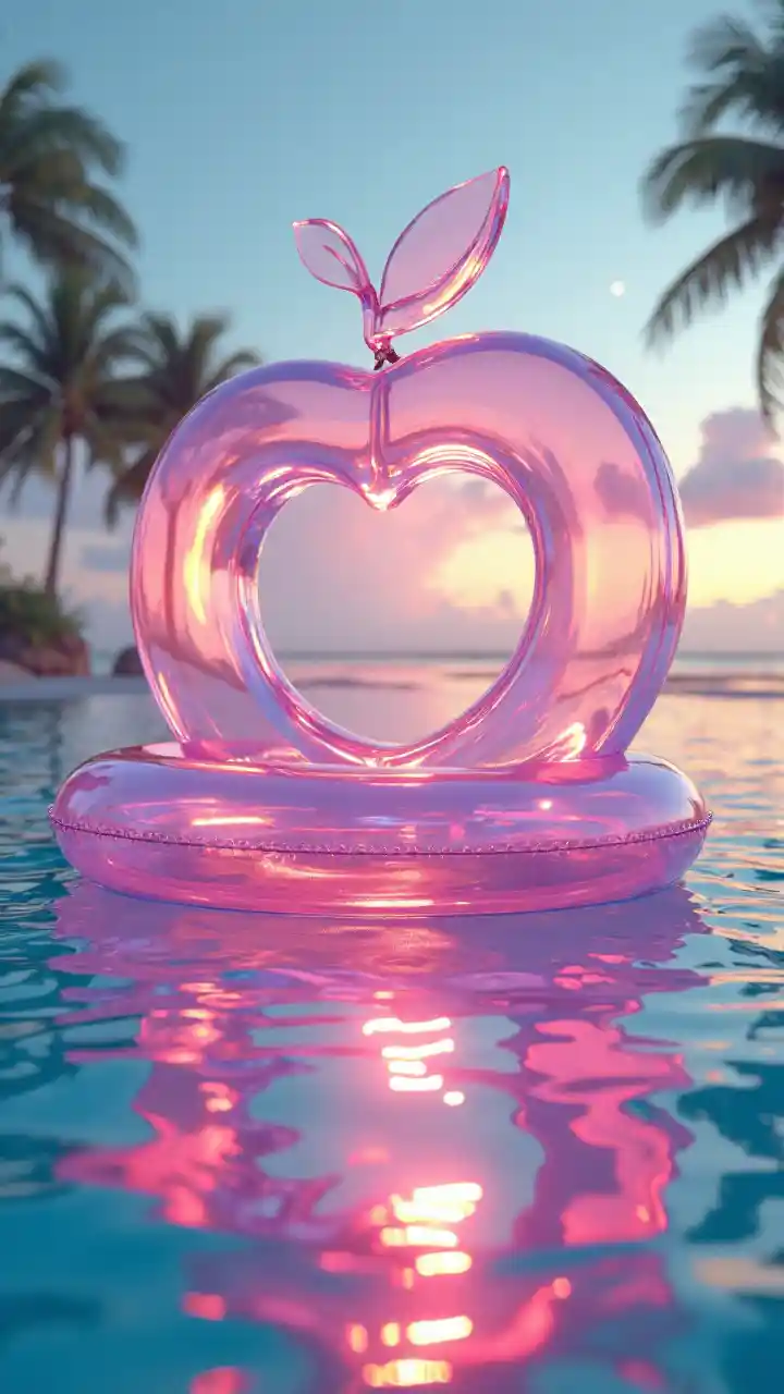 Flotador iMac hiperrealista