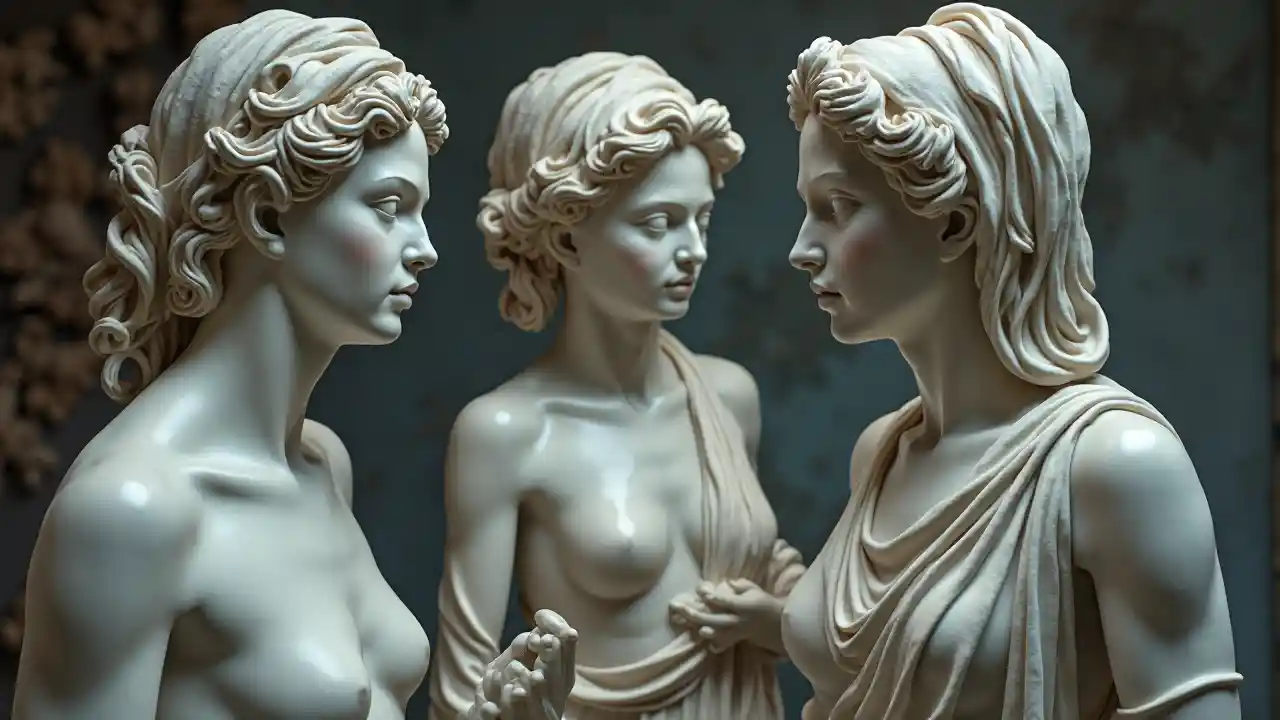 Sanamu za Marumaru za Cyberpunk