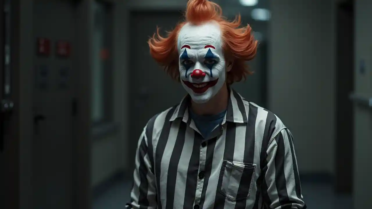 Clown Prison Jumpsuit Uniform