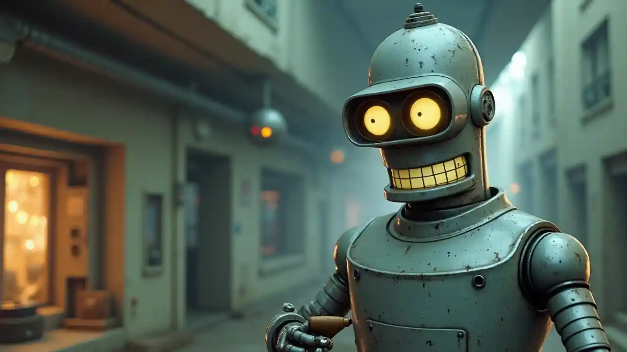 T-800 Bender Futurama Crossover