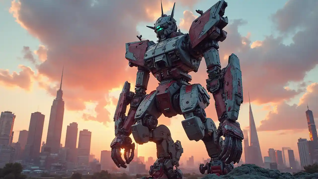 Robot Meca di architettura gigante