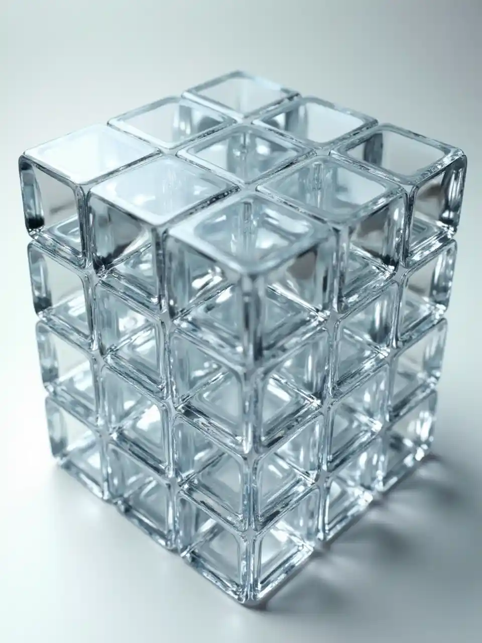 Glass Cube Structure