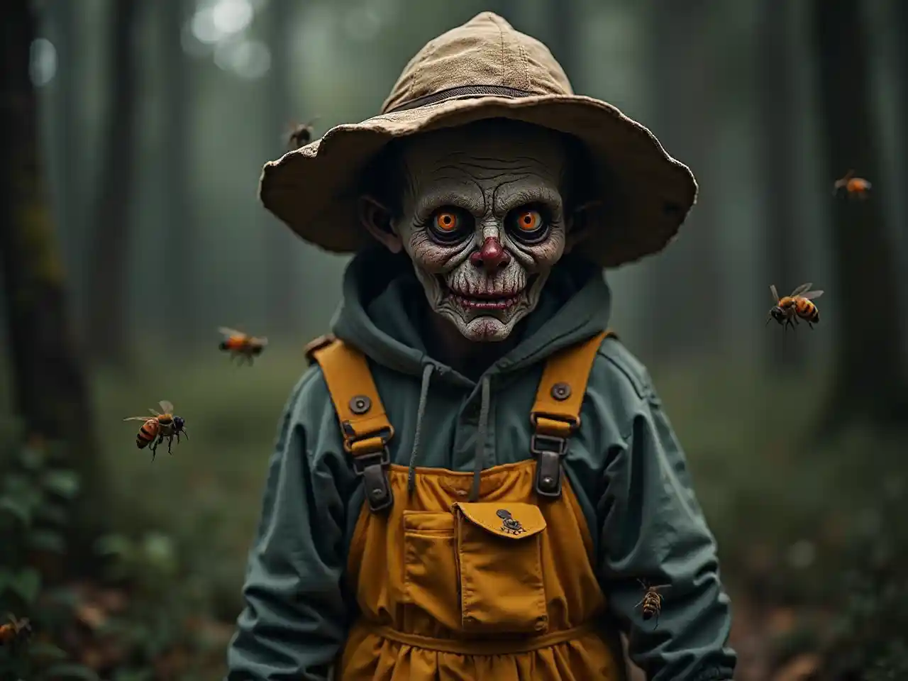 Mkulima wa Nyuki Mzee Mwenye Kuogopesha