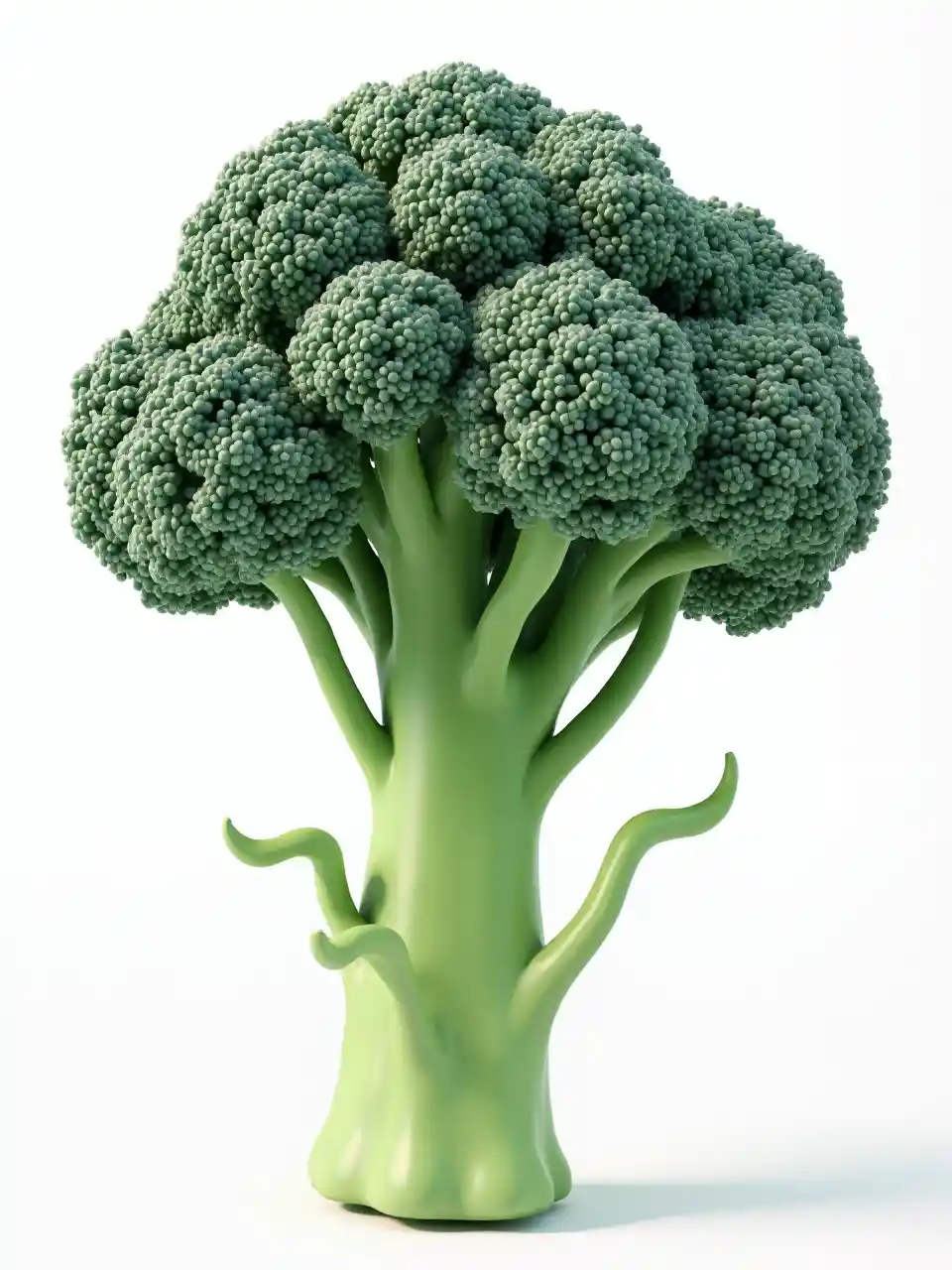 ブロッコリー3 Dレンダリング 