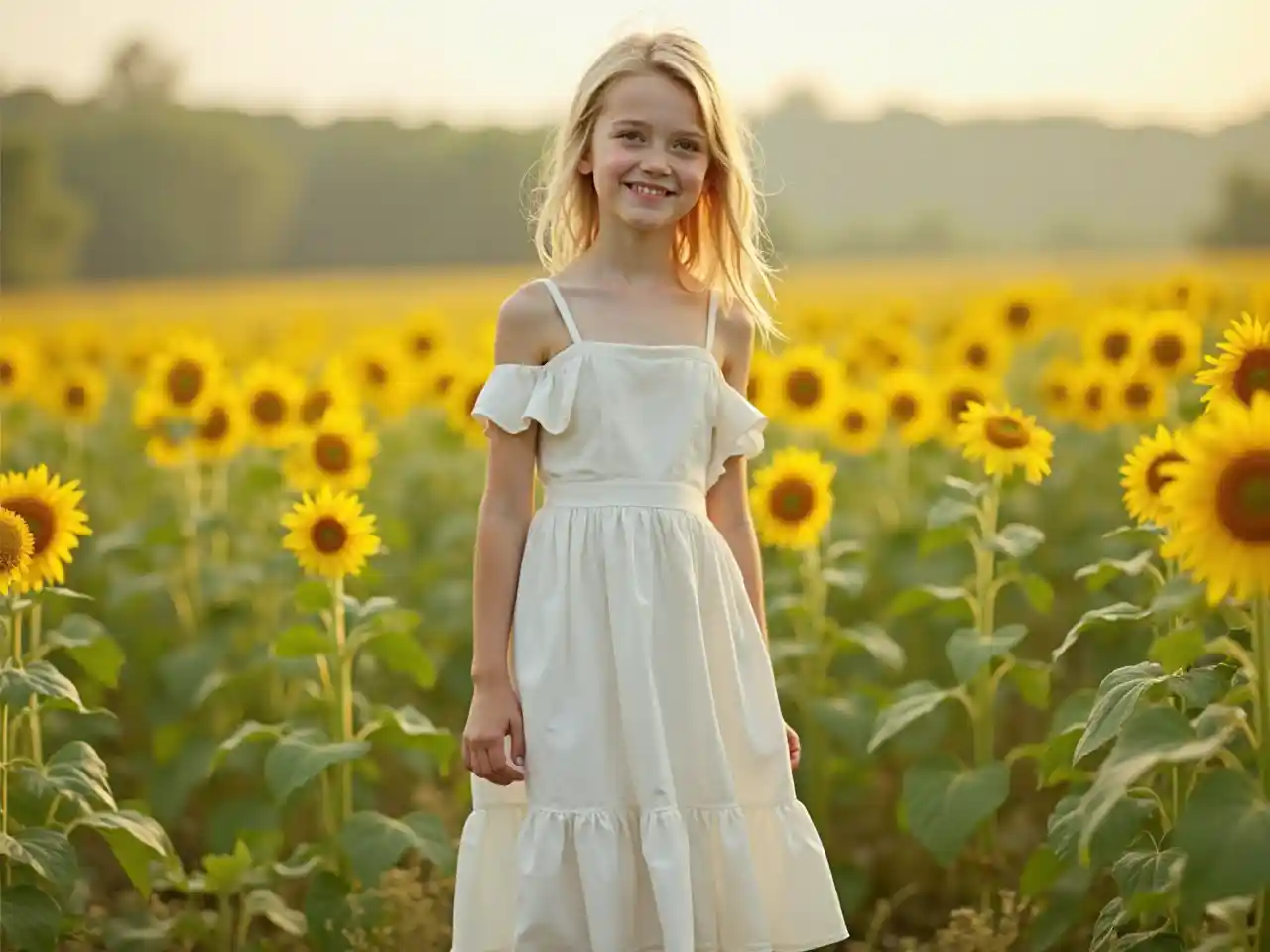 Uzuri wa Shamba la Maua-Jua