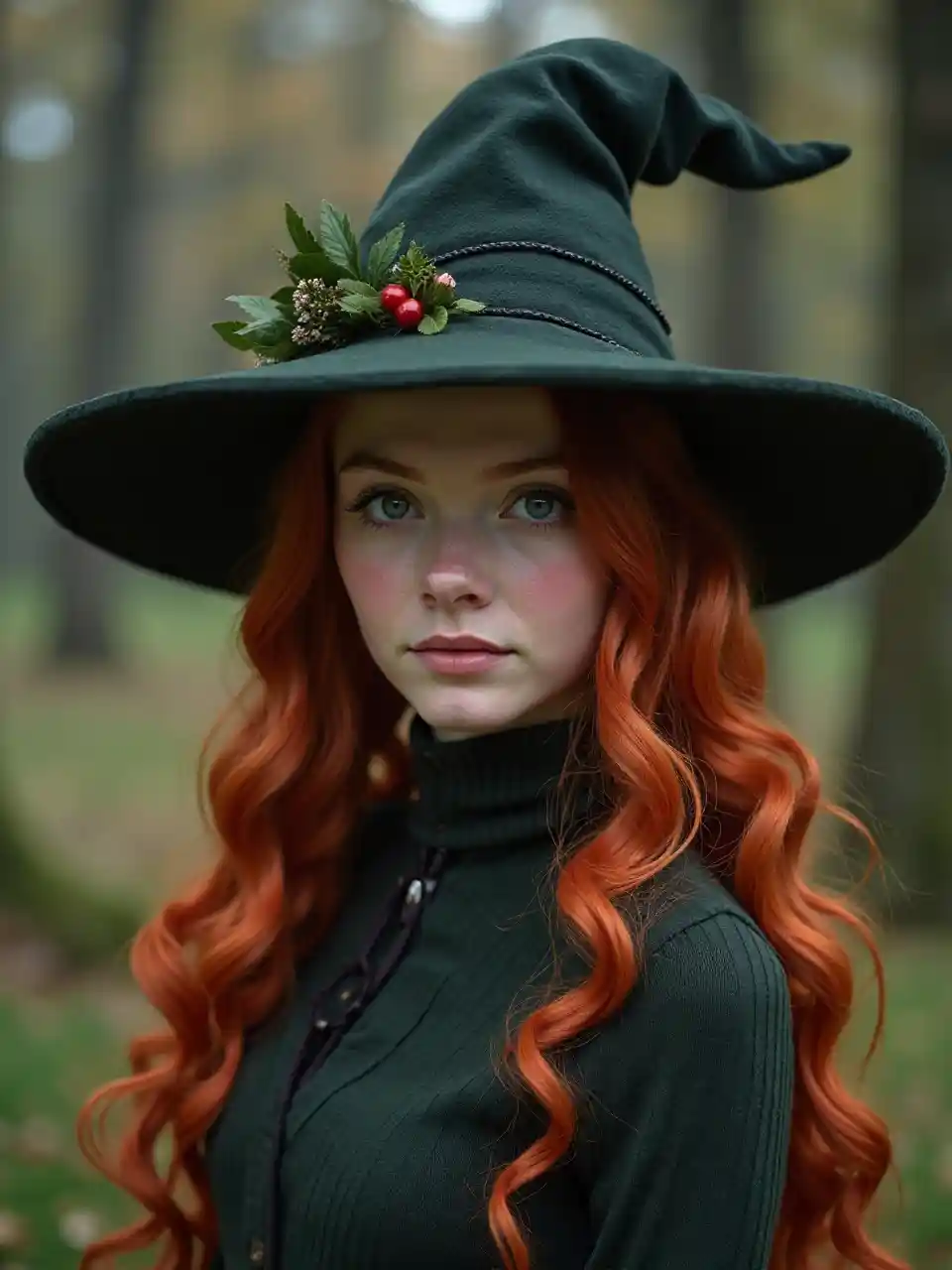 Redhead Mchawi Forest Hat