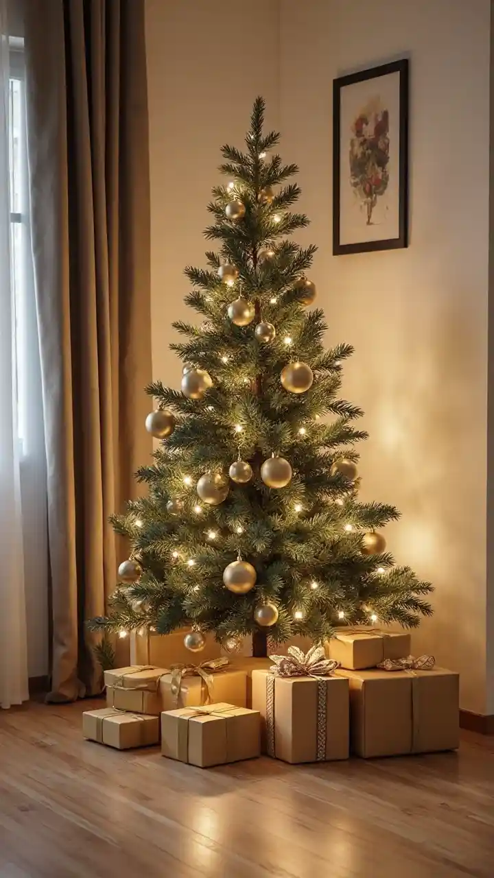 Yellow Decorated Christmas