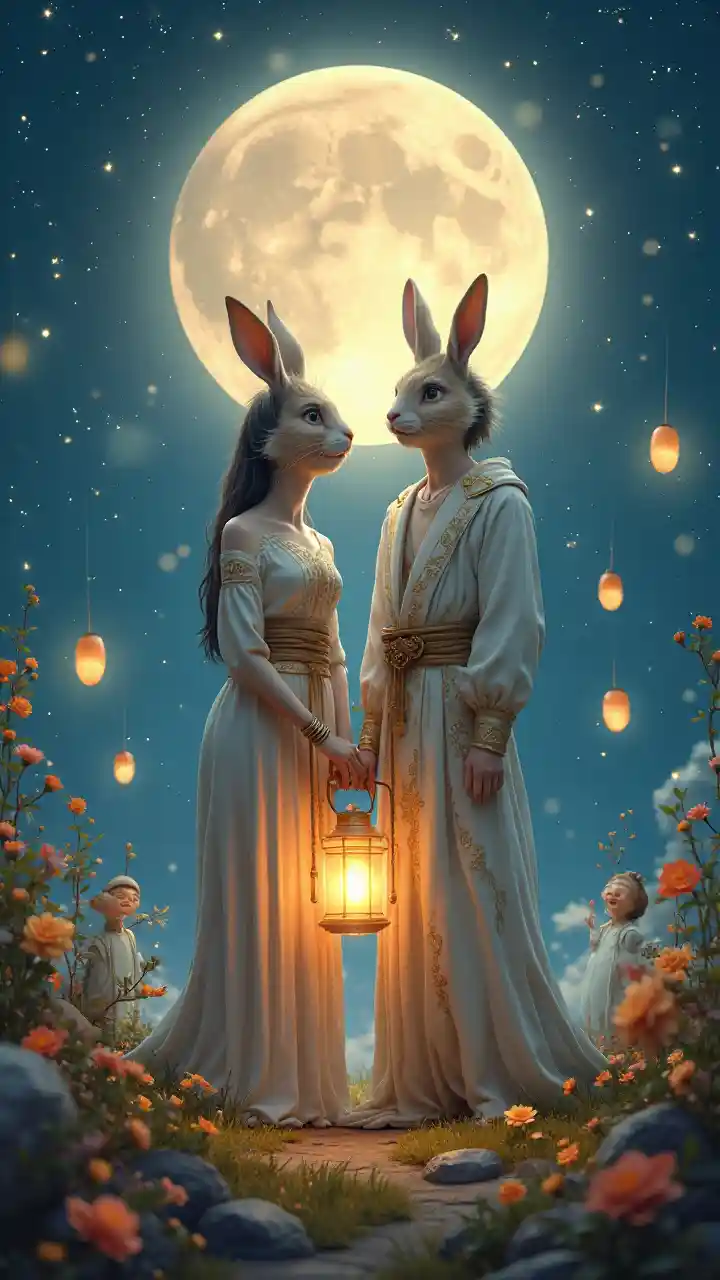 Familia ya Mbinguni Yenye Nuru ya Mwezi