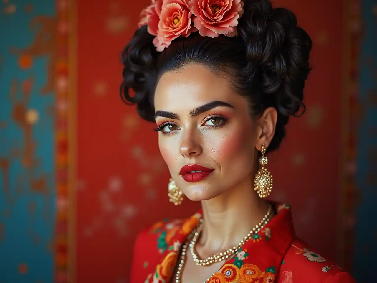 Frida Kahlo Vogue Portrait
