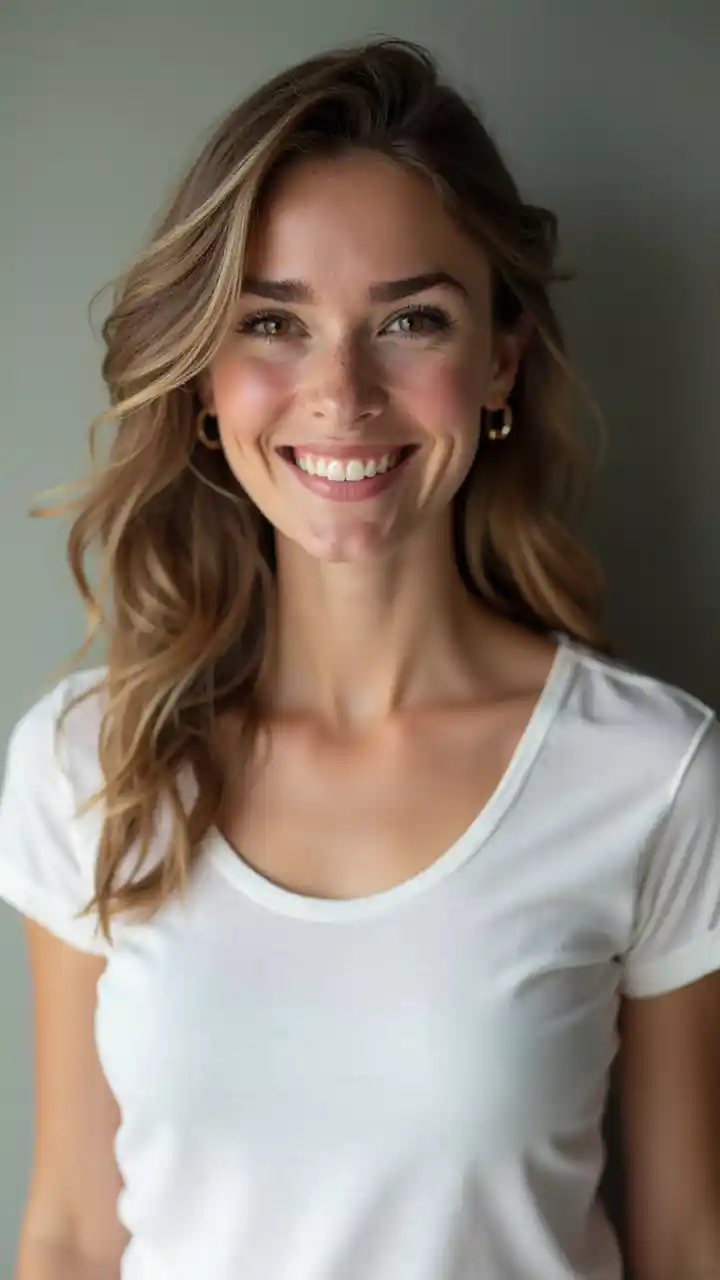 Picha ya Picha Mwanamke Anayecheka