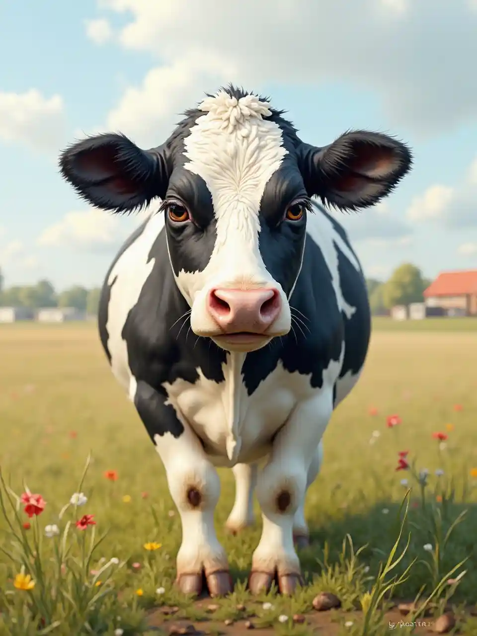 Holstein Cow Farm Art