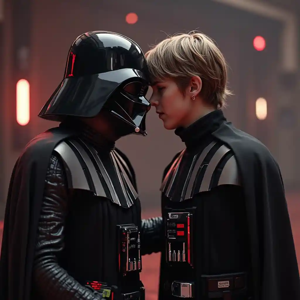 Luke küsst Vida Bilder