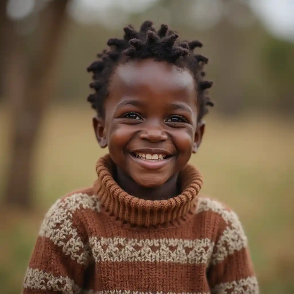 হাসিমুখে ছেলে