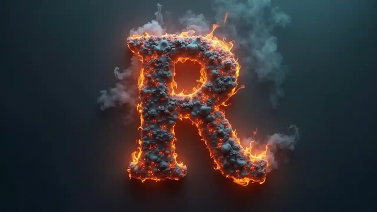 Smokey Letters R Art