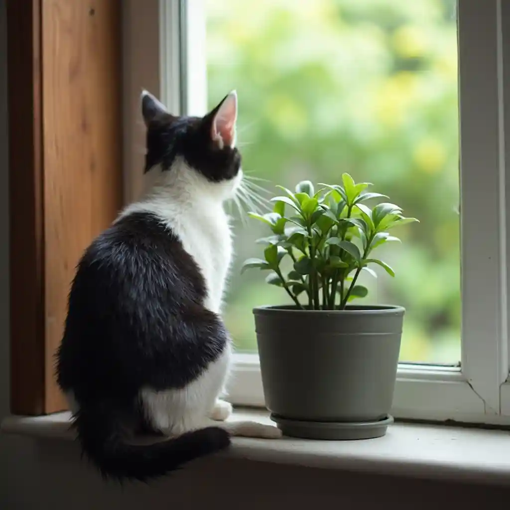 ਬਿੱਲੀ ਦਾ ਵਿੰਡੋ ਗਾਰਡਨ