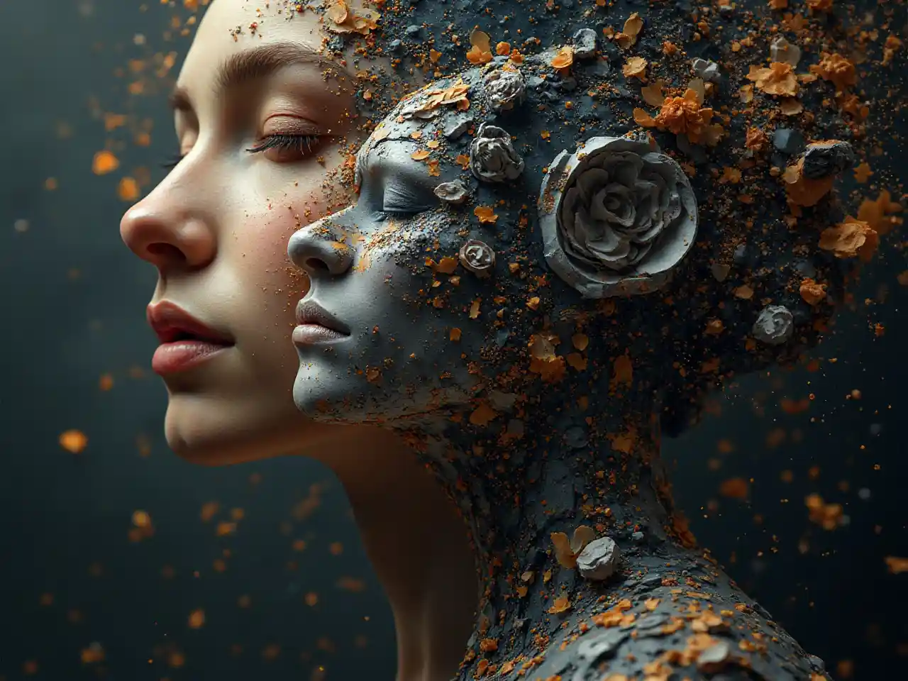 Ritratto di tecnologia moderna