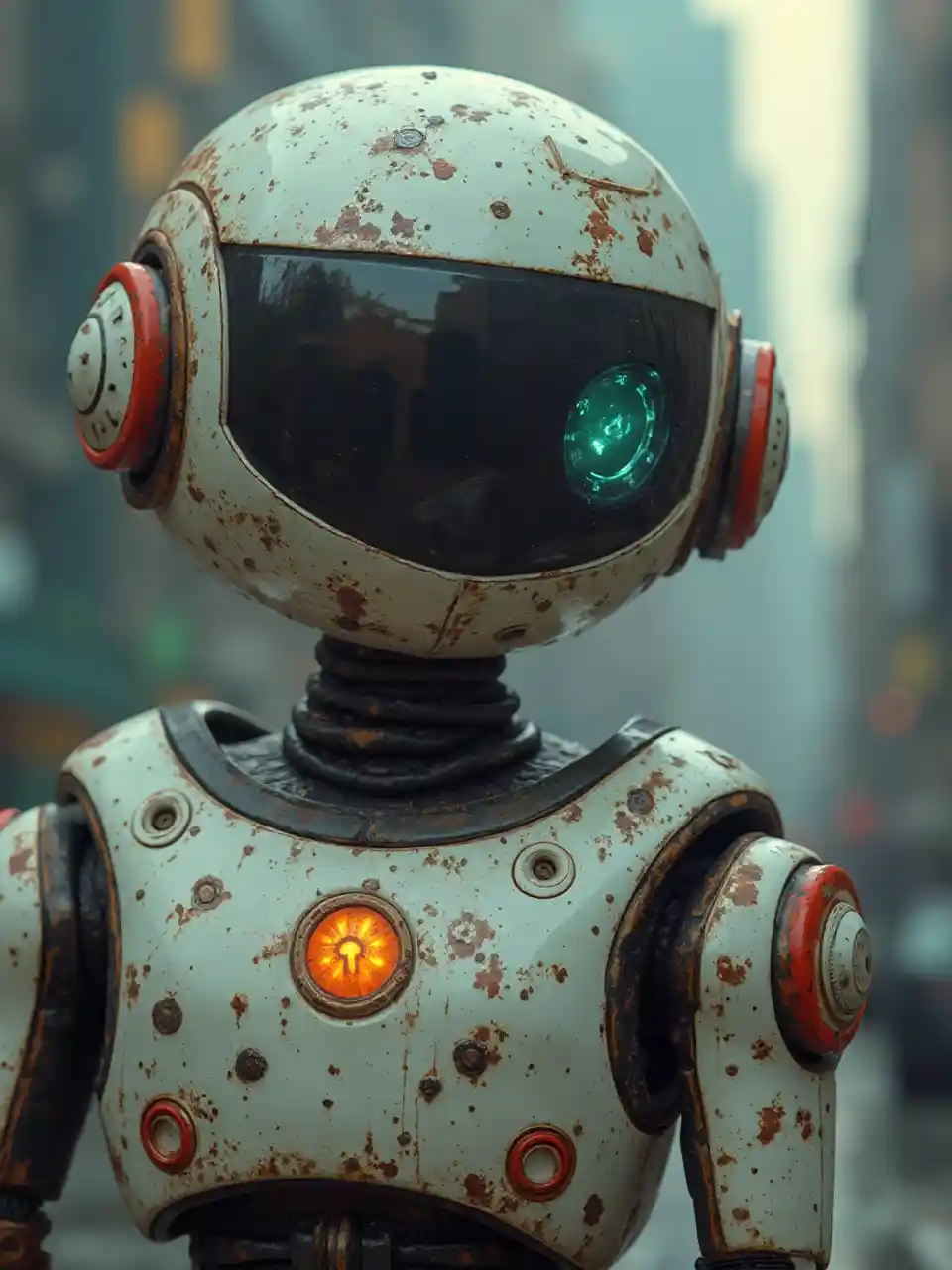 Retro Futuristic Robot