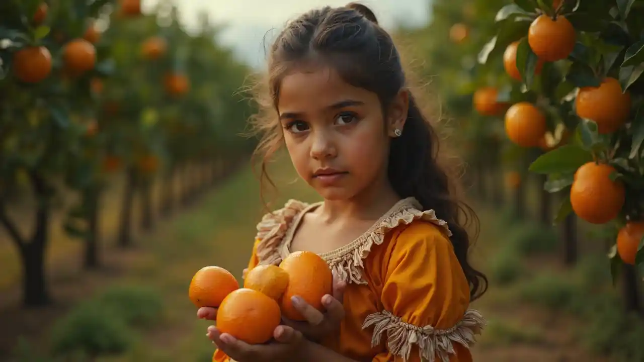 Портрет мексиканского оранжевого