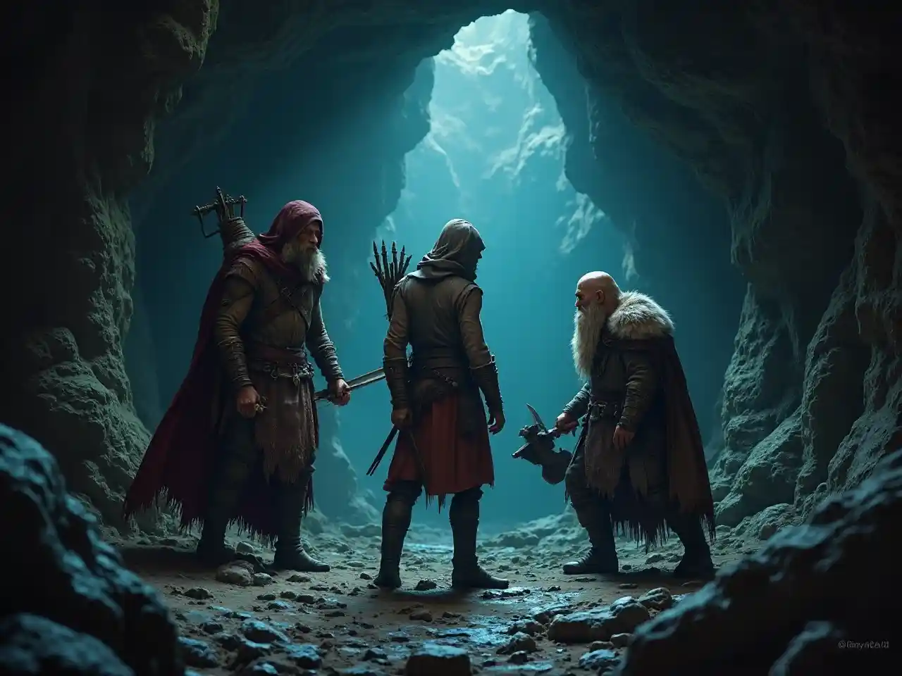 Adventurers in Dark Cave