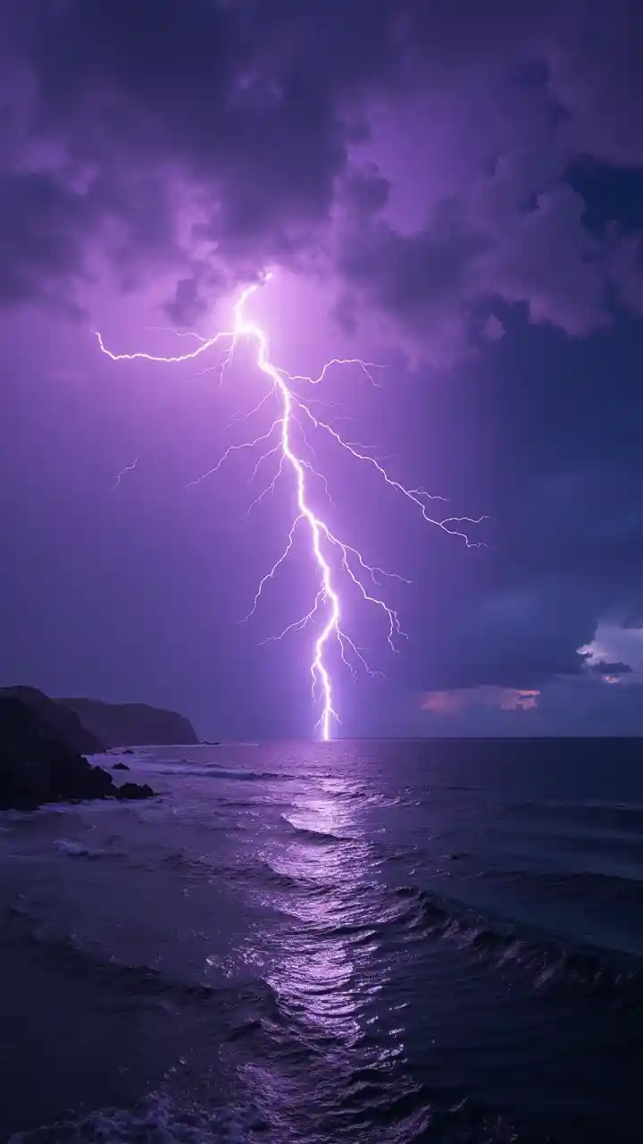 Purple Lightning Thunder Ocean (Littro viola)