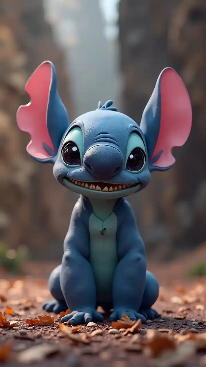 Stitch 3D Kartun 4K