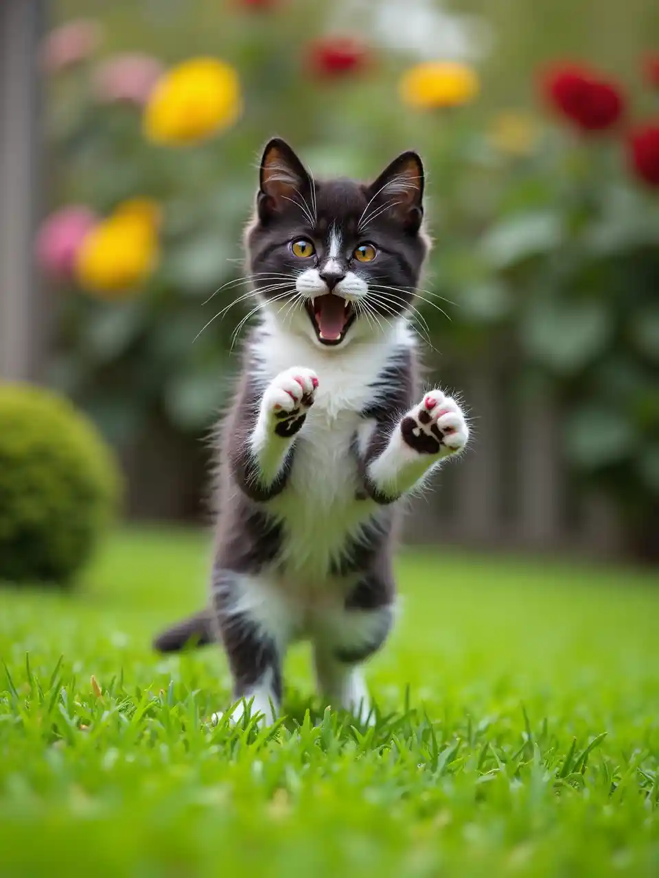 Kitoto cha Punda Kikiruka Katika Bustani