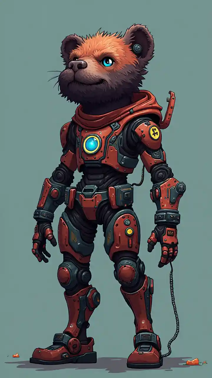 Techno Mascot Design