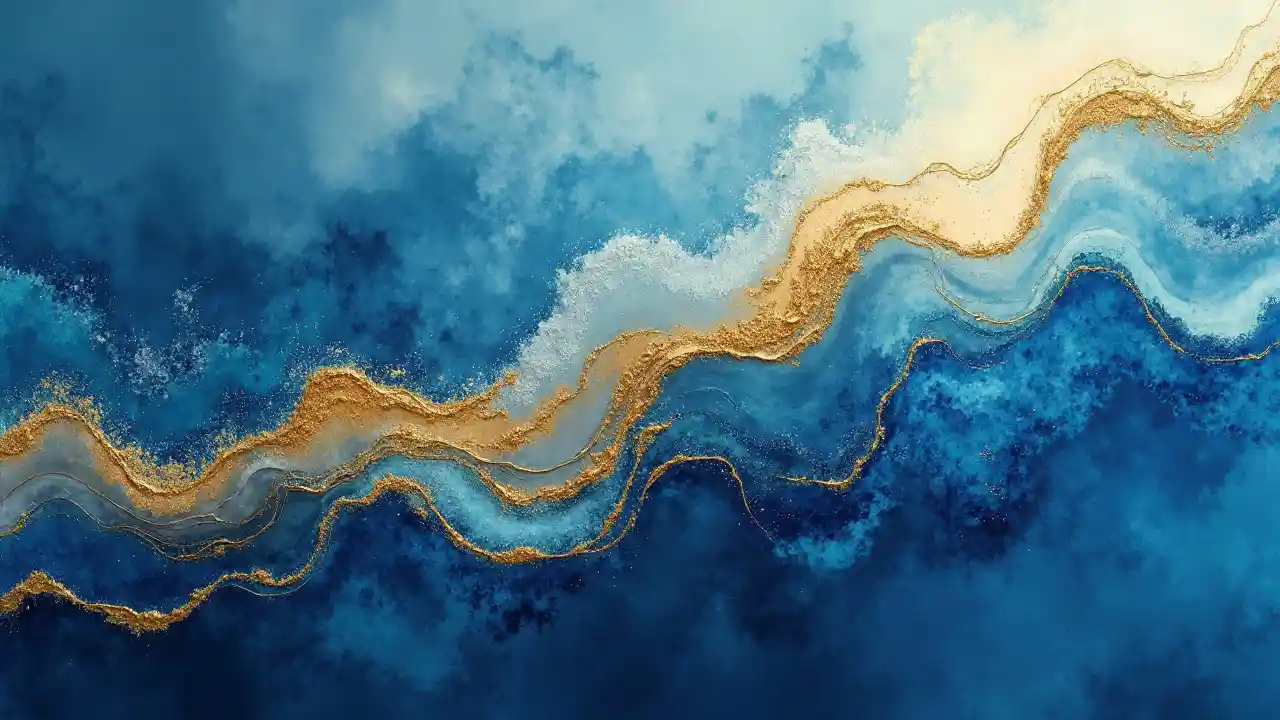 Sanaa ya Kujitenga ya Dhahabu ya Bluu