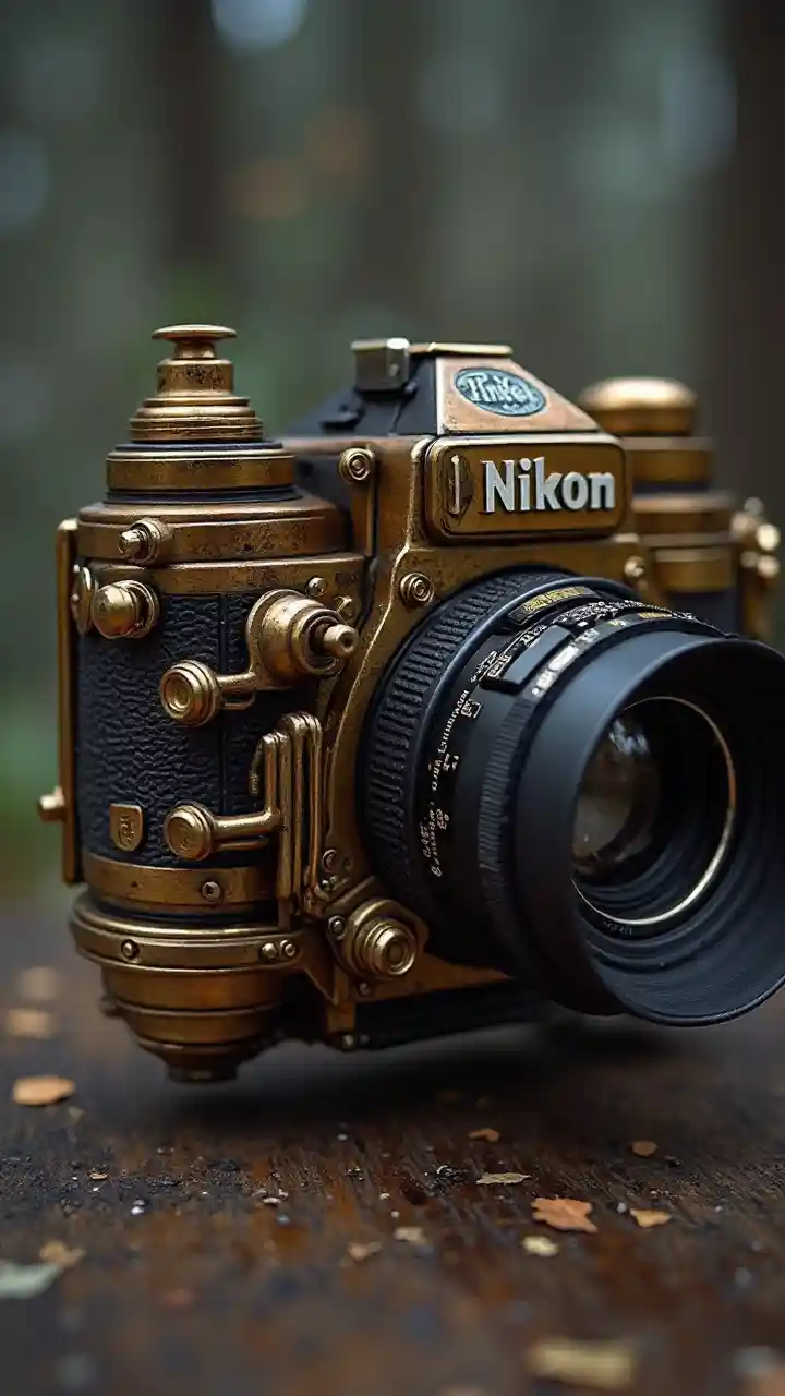 Steampunk Nikon Camera