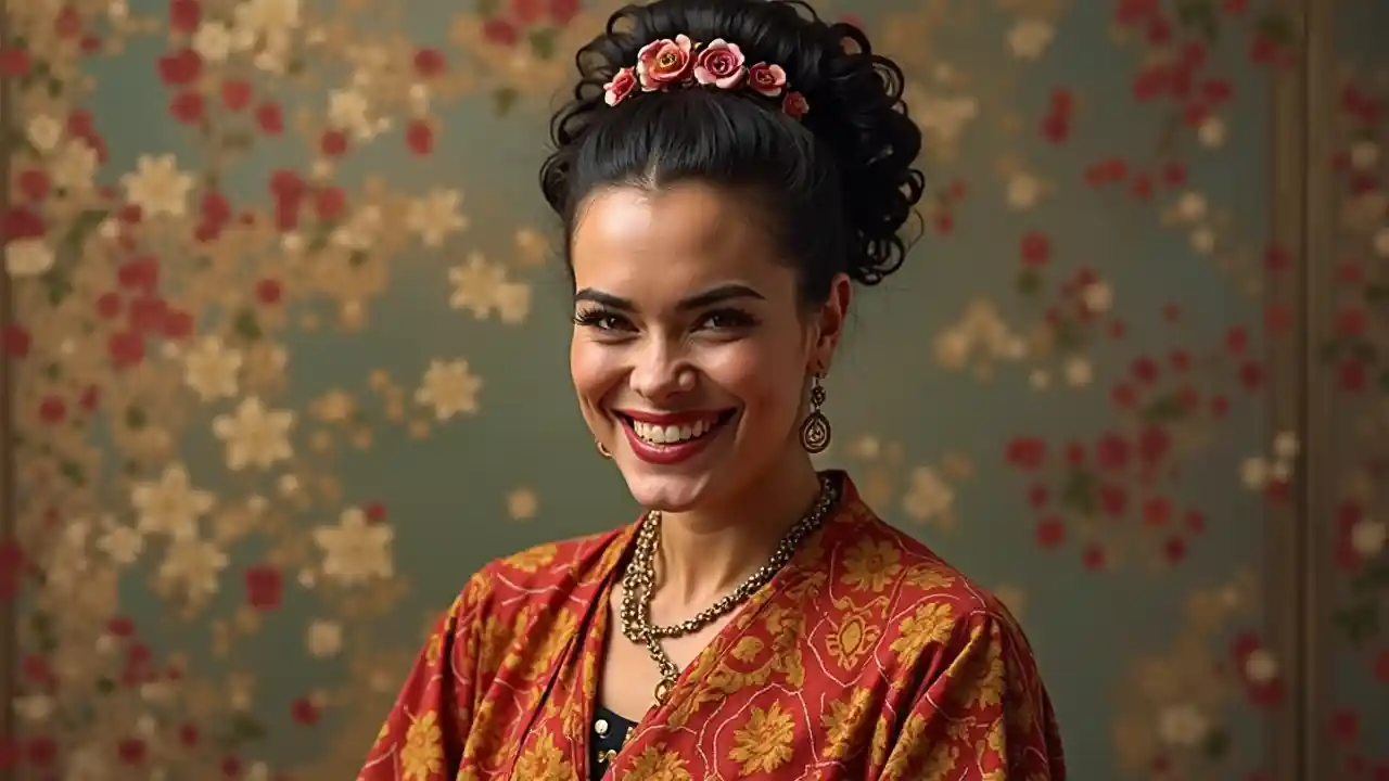 Frida Kahlo Smiling