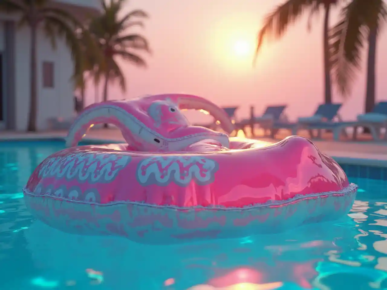 Pink Motorola Pager Float