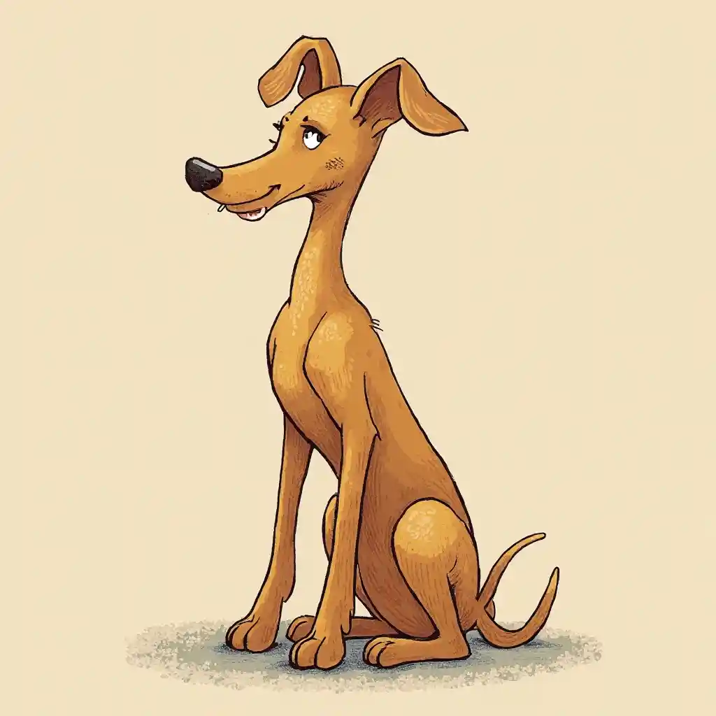 Podenco Mbwa kuchora mafunzo