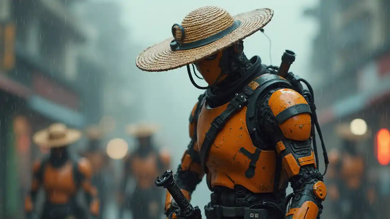 Futuristic Robot Ninja Scoutcore