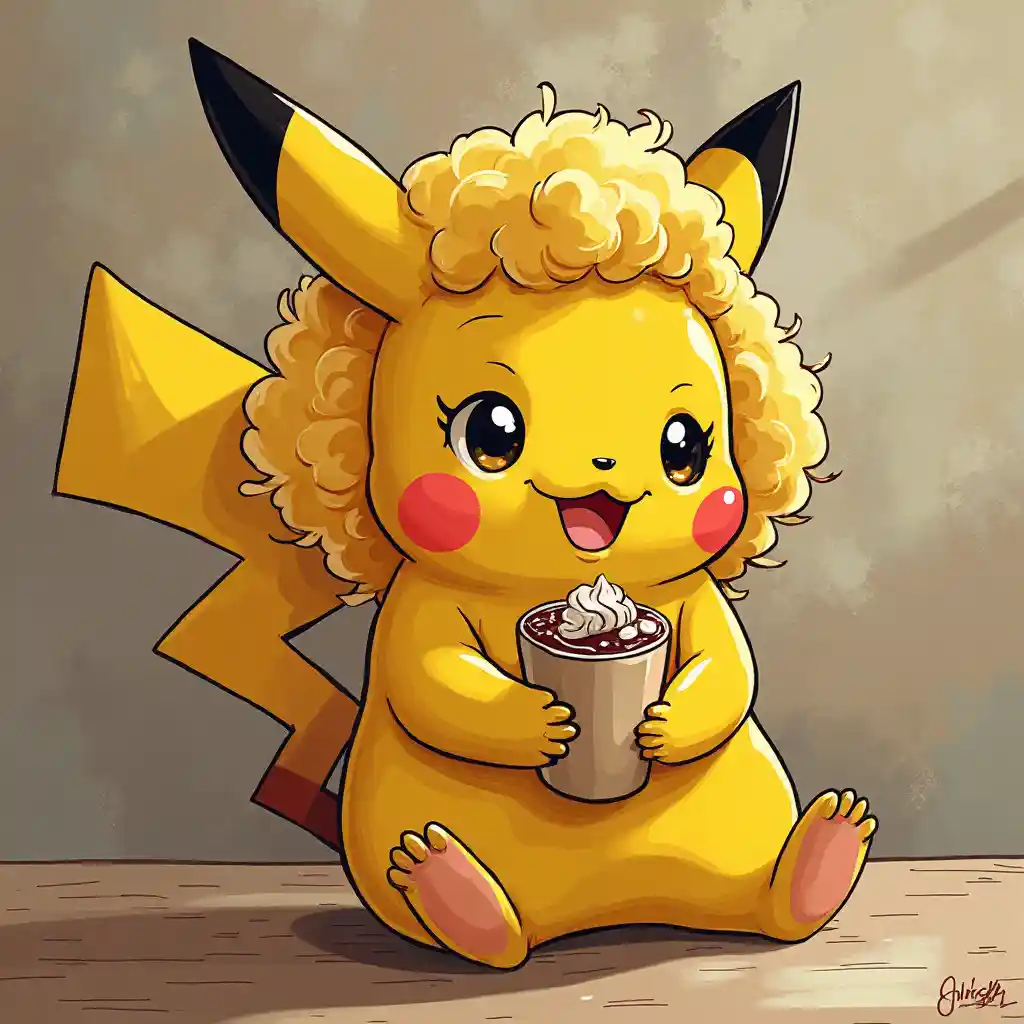 Joelma Pikachu - kahvia