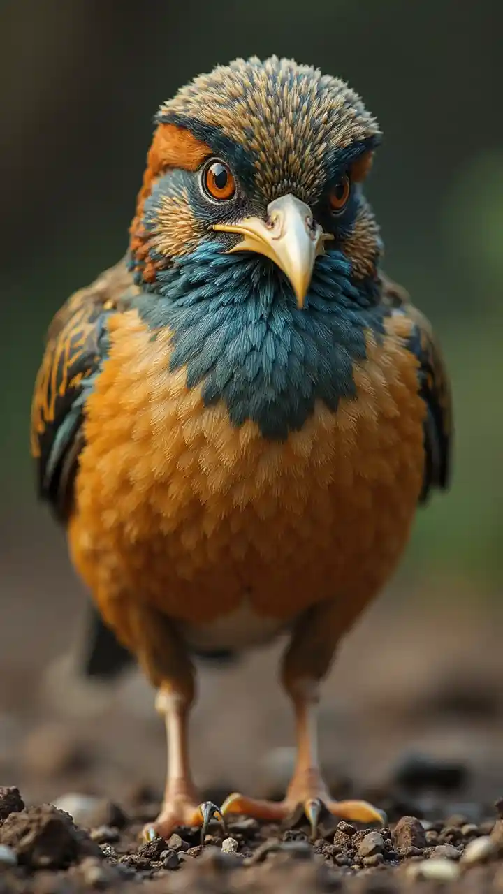 Ptak ochronny z ziemi