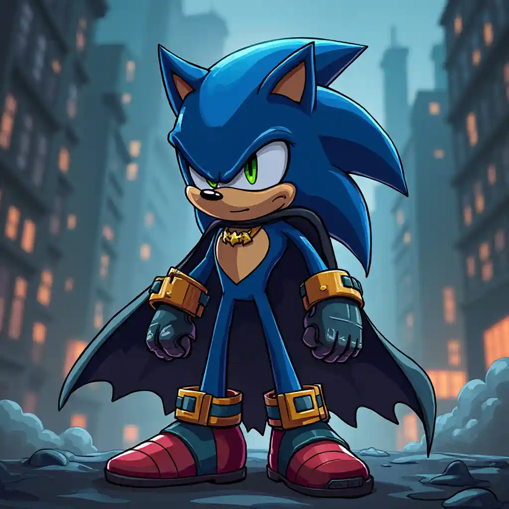 Stworzenie obrazu Sonic Batman