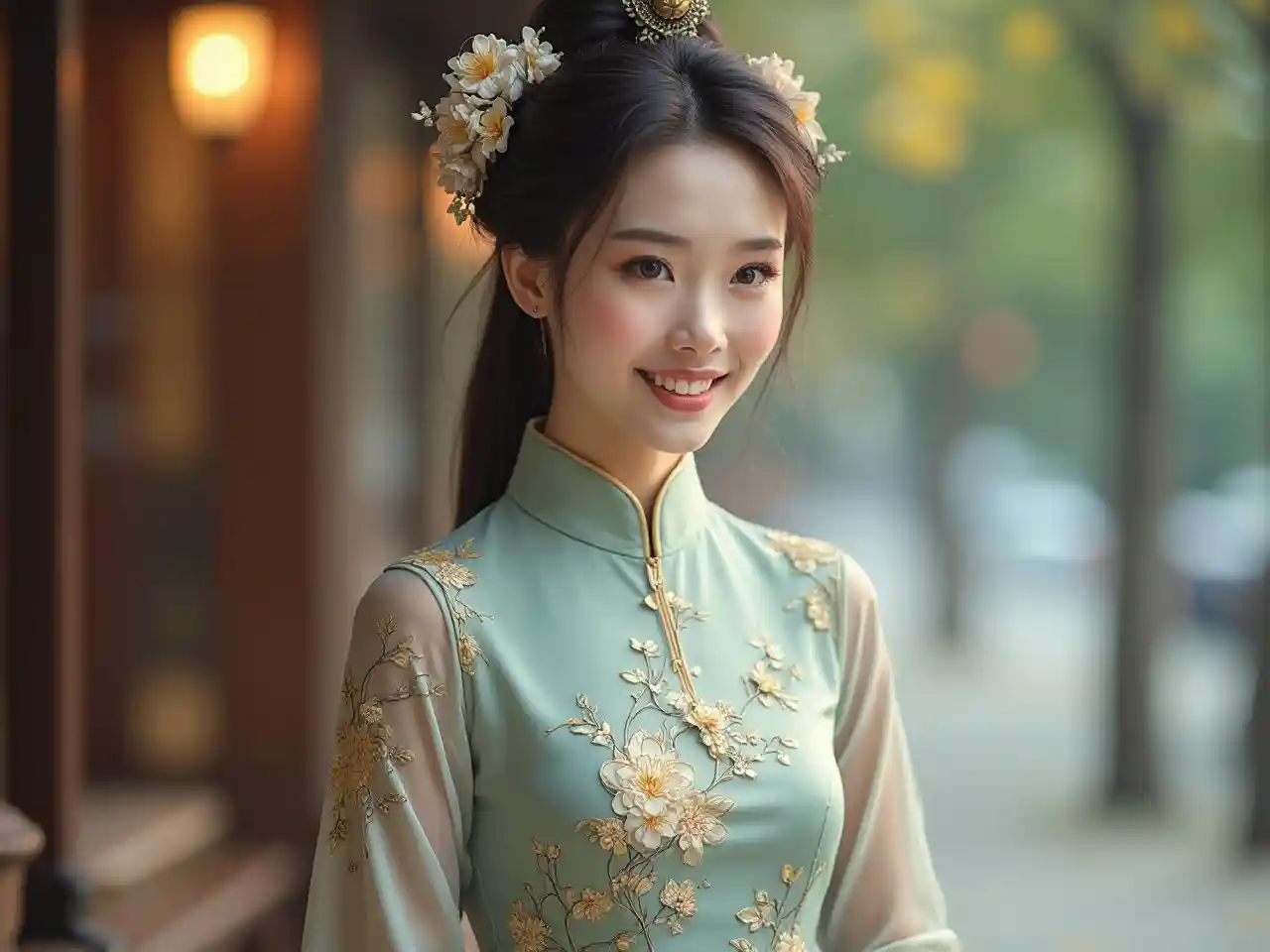 Vestido tradicional vietnamita