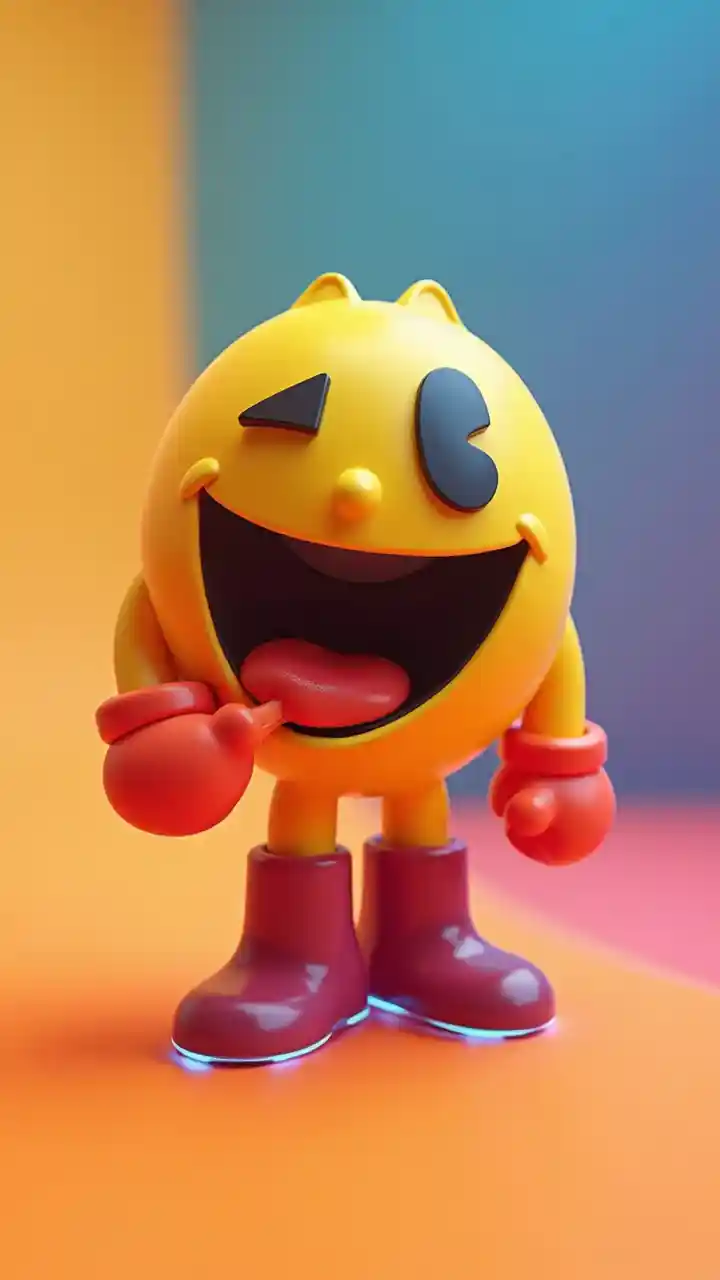 3D Pac-Man Octane Render