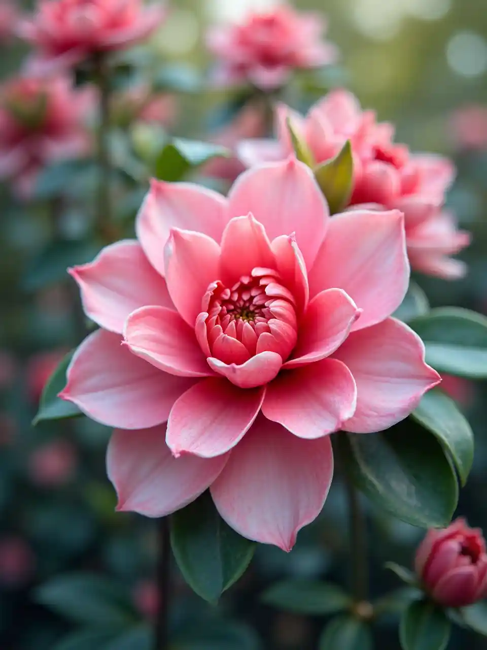 Sfondo della camelia giapponese