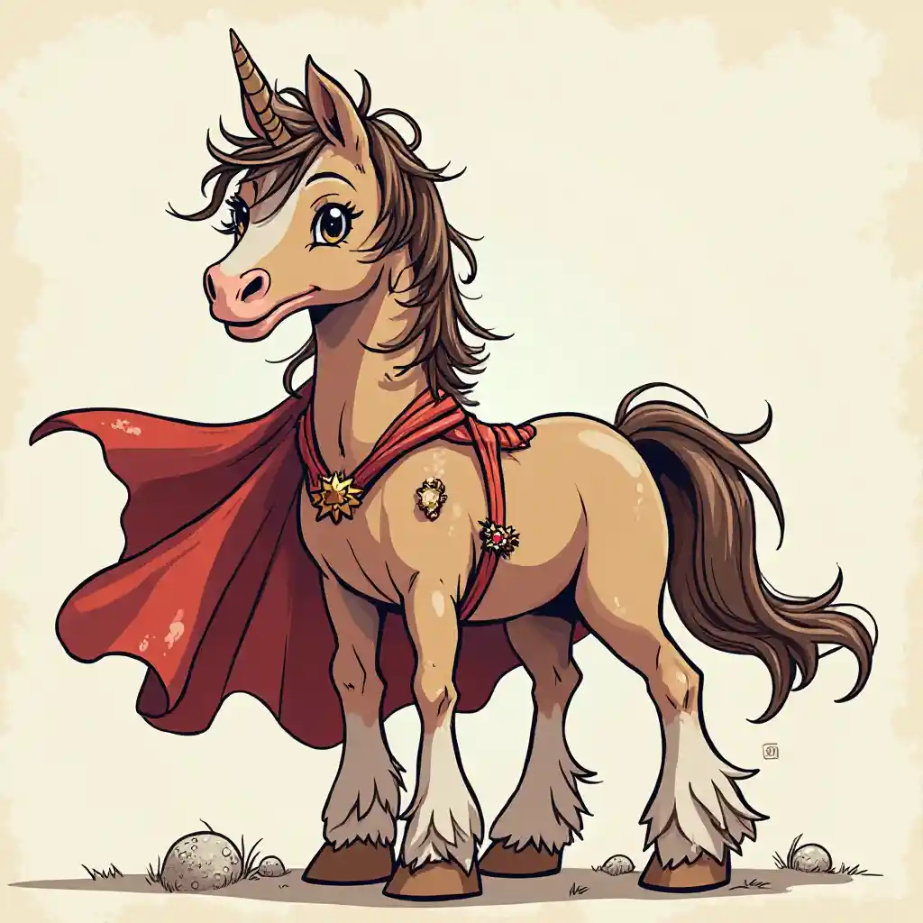 Superhero Pony Cape Ubunifu