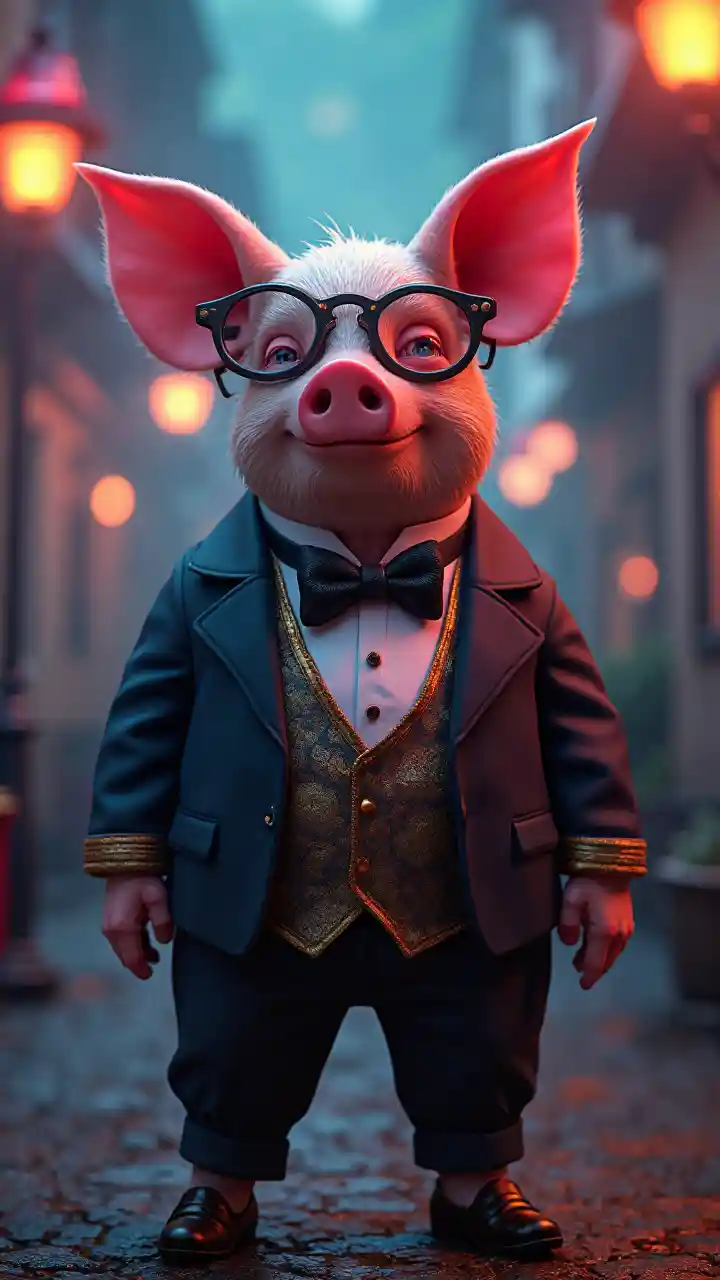 Steampunk Nguruwe Smokedo Sanaa