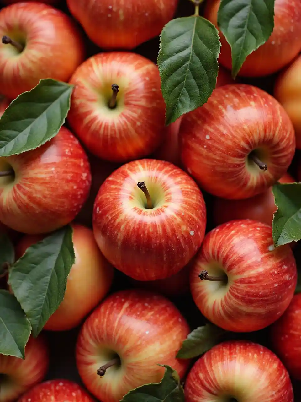 Apple Green Leaf Macro