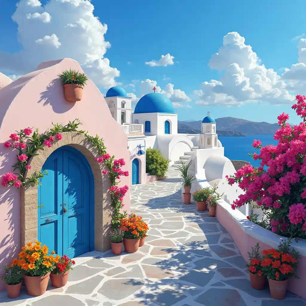 Santorini Maelezo ya Pekee