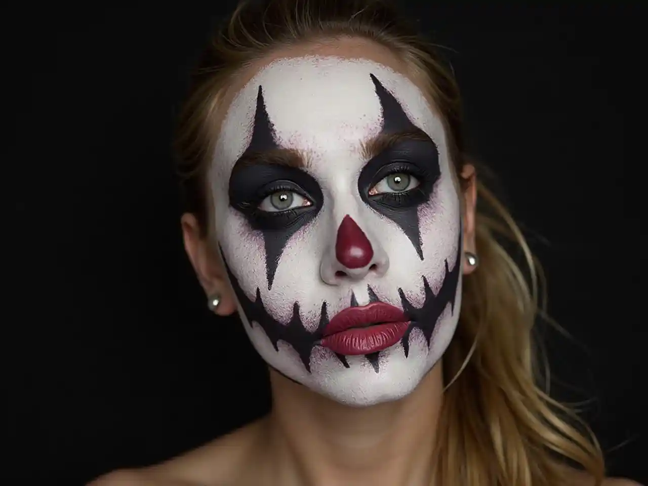 Halloween-mannelijke make-up