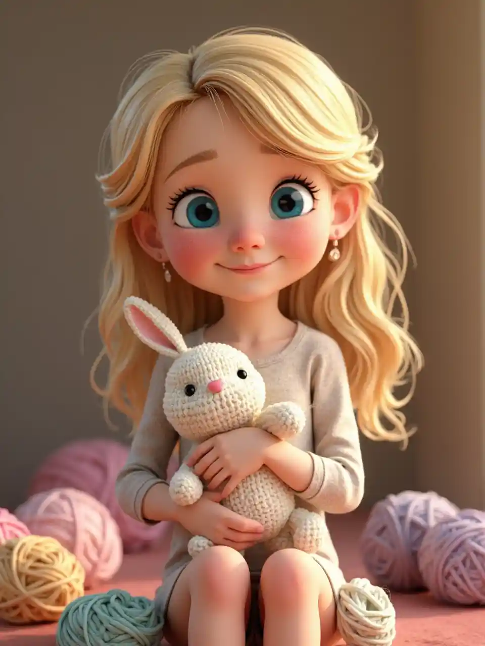 Chica al estilo Pixar